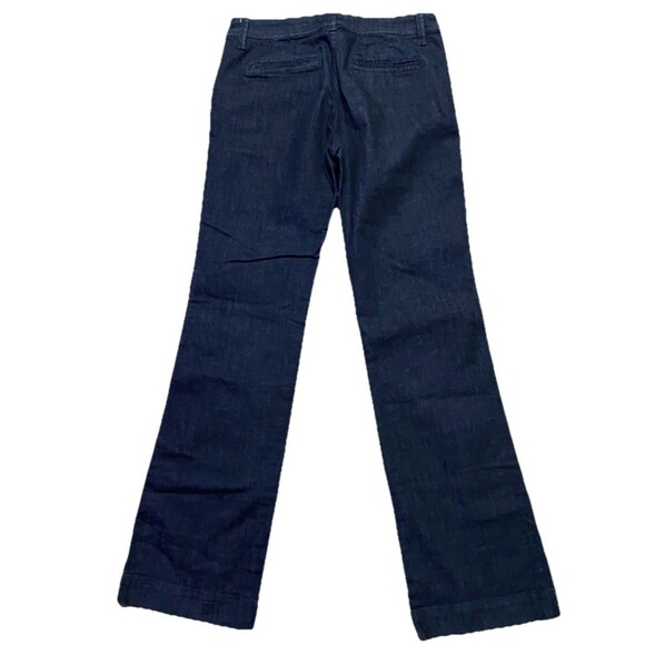 BANANA REPUBLIC Dark Blue Denim STRAIGHT LEG MID-RISE Trouser Jeans 29 X 33 - Picture 2 of 5